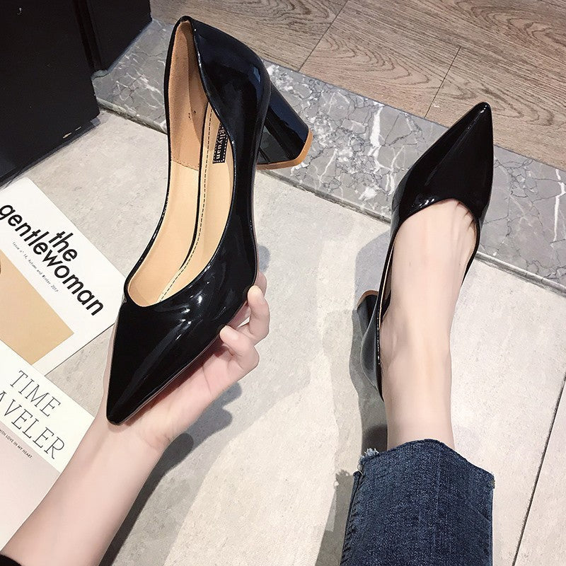 Damen Elegante und zeitlose Absatzschuhe mit blockförmigem Absatz Drune