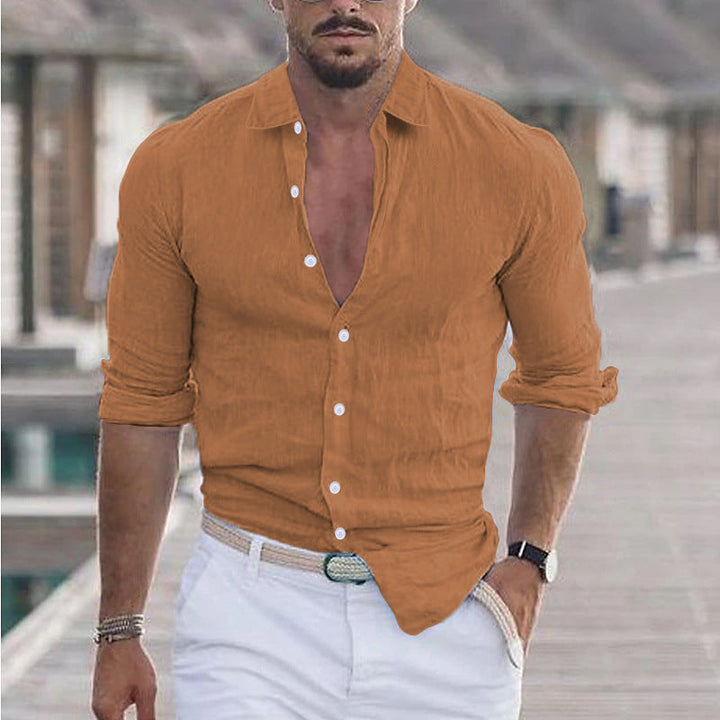 Herren Premium Hemd mit modernem Slim-Fit Schnitt und hautfreundlicher Textur Drune