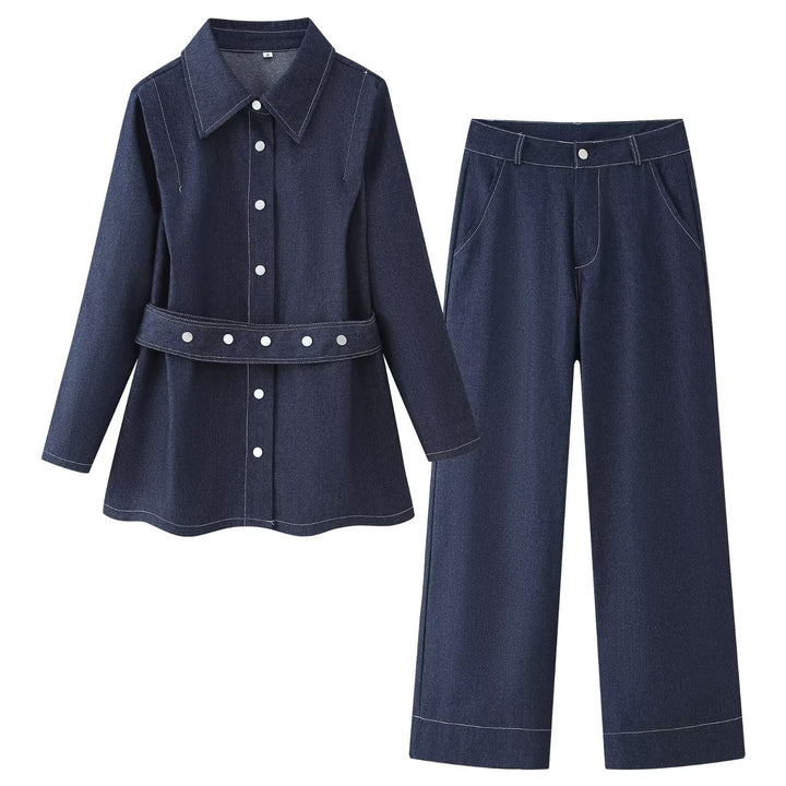 Damen Weit geschnittene Jeanshose Drune