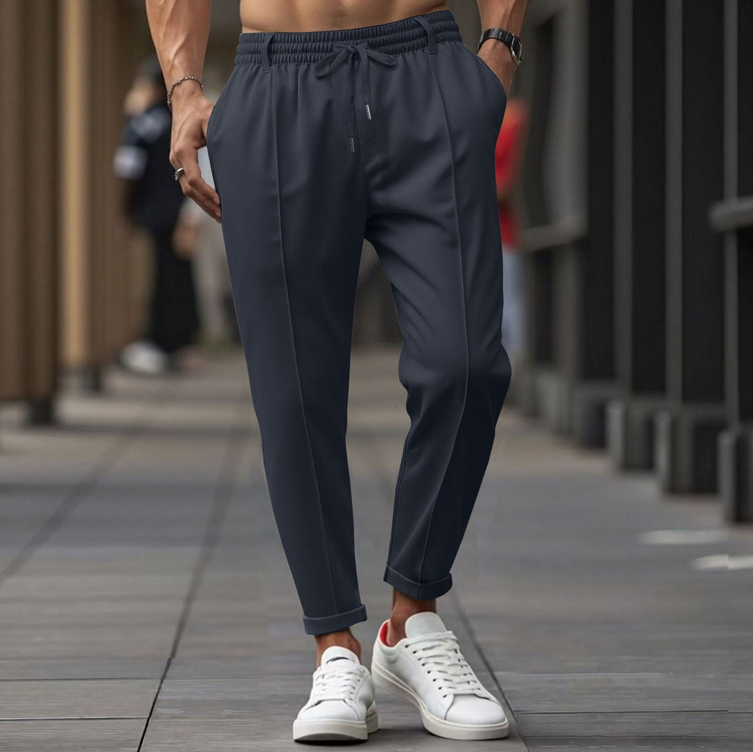 Herren lässige Jogginghose mit elastischem Bund und praktischen Seitentaschen Drune