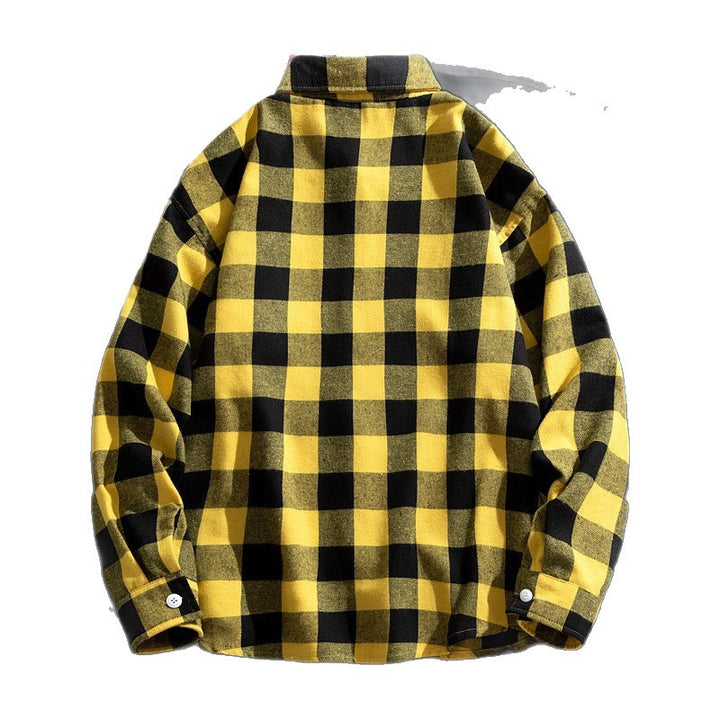 Damen Karierte Freizeitbluse Drune