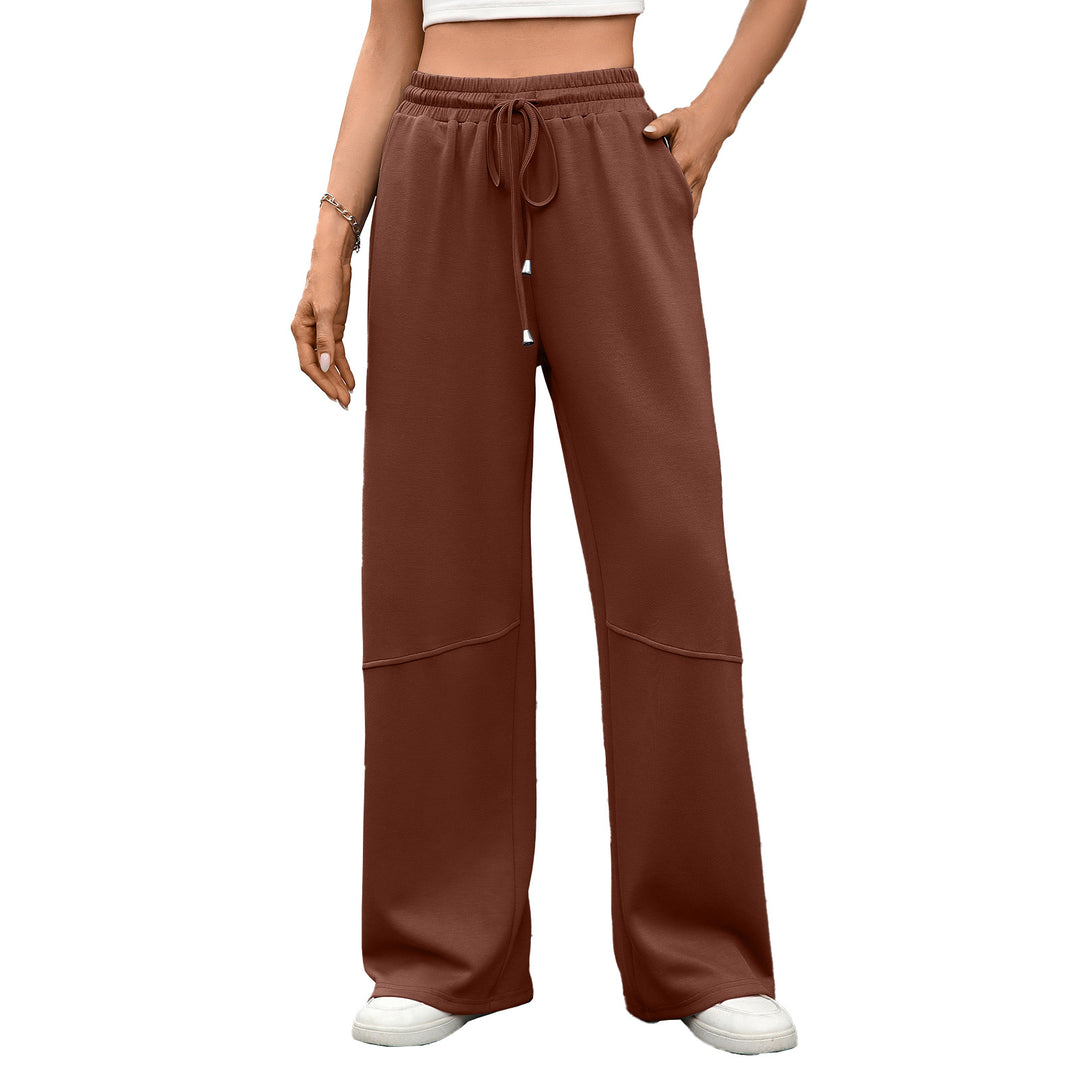 Damen Weite Freizeithose mit elastischem Bund und seitlichen Taschen Drune