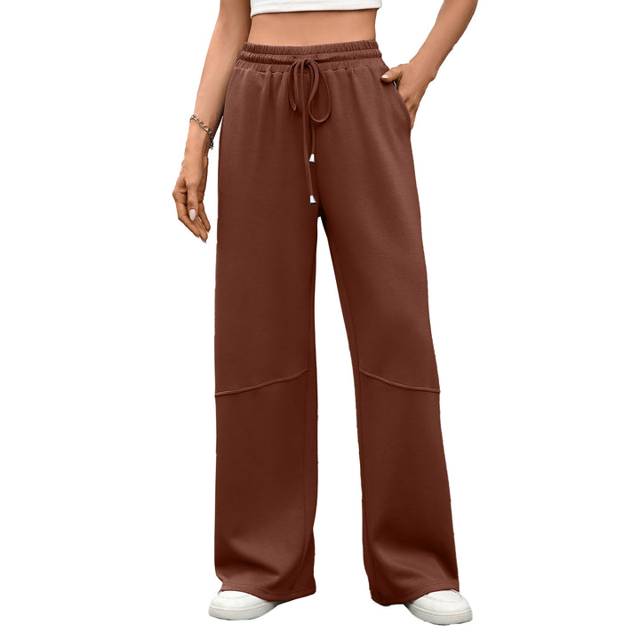 Damen Weite Freizeithose mit elastischem Bund und seitlichen Taschen Drune
