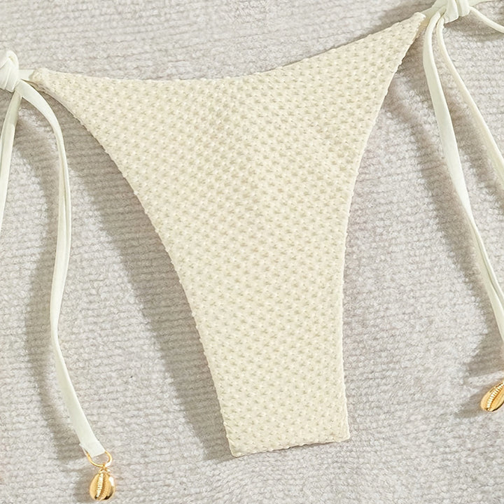 Damen Triangel-Bikini mit bindbaren Trägern und raffinierten Details Drune