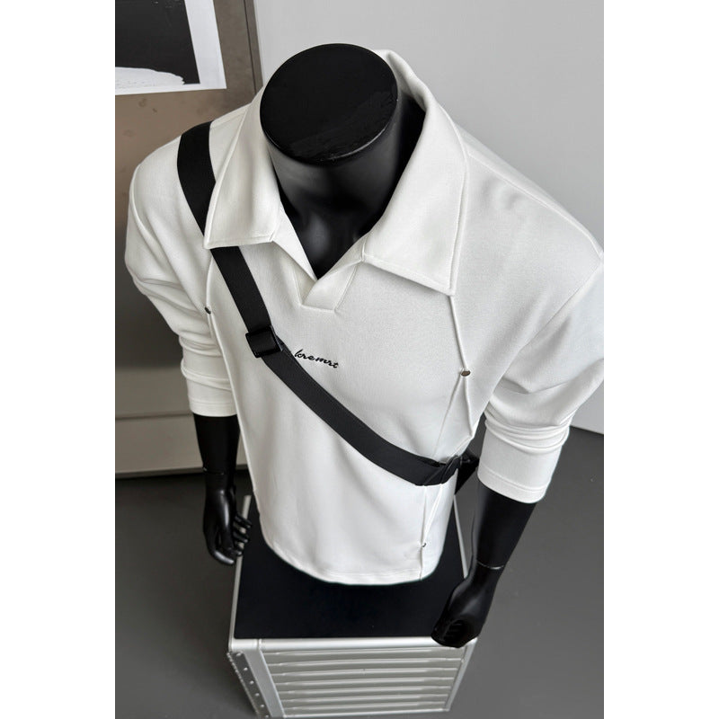 Herren Stadt-elegante Langarm-Hemdjacke Drune