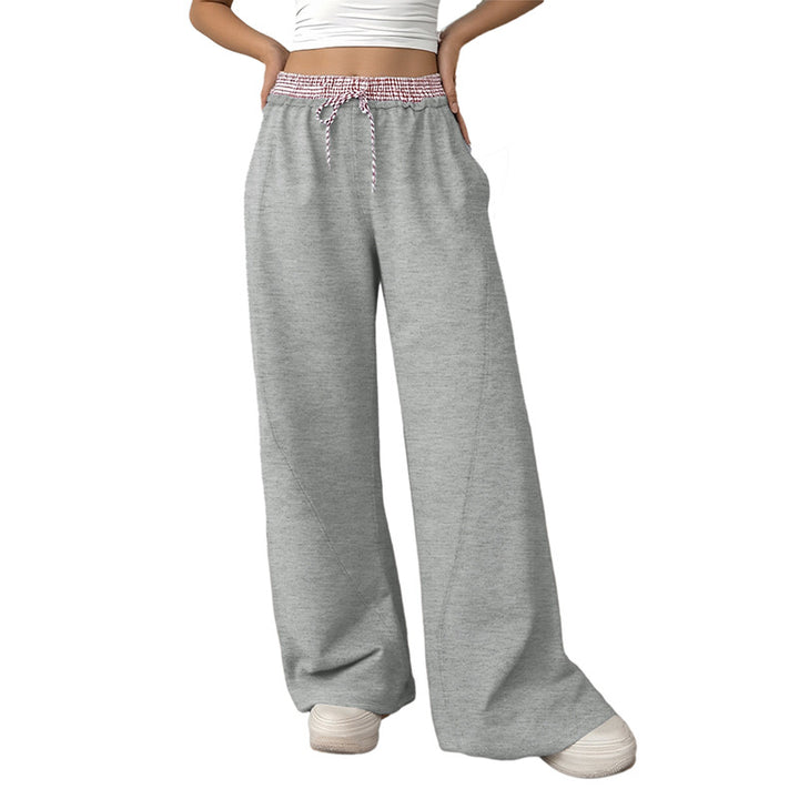 Damen Lässige Weite Jogginghose Drune