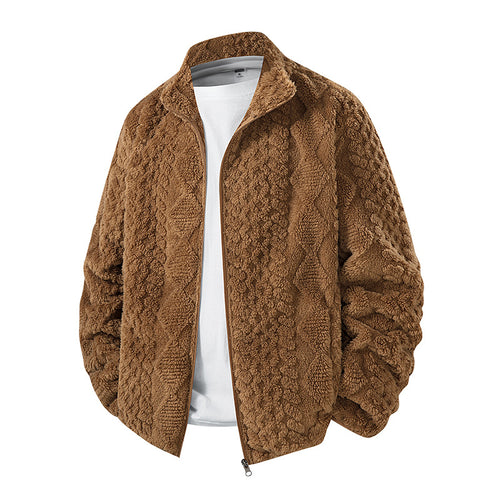 Herren Kuschelige Fleecejacke Drune