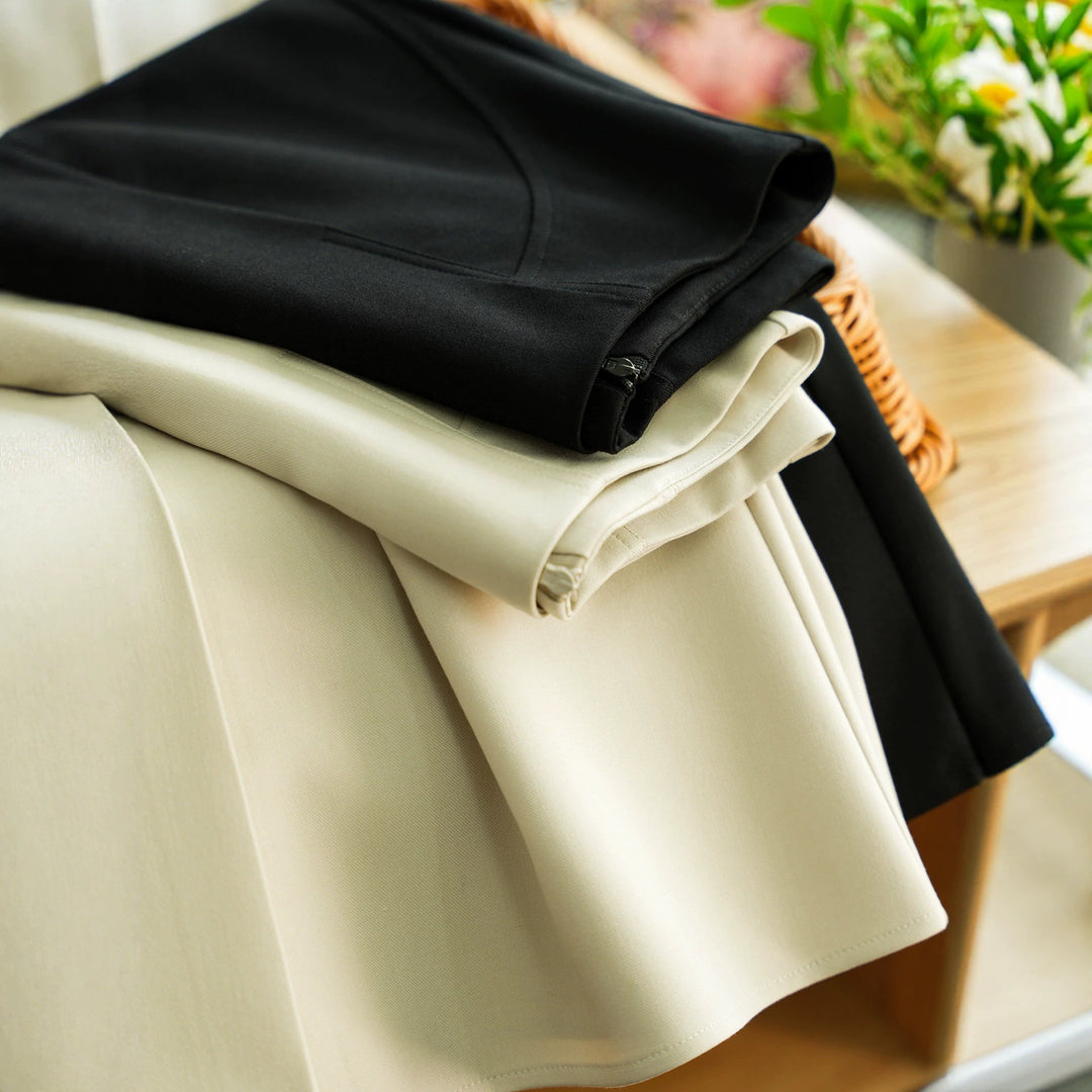 Damen Eleganter, weit geschnittener Maxirock Drune