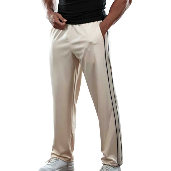 Herren sportliche Trainingshose mit seitlichen Streifen Drune