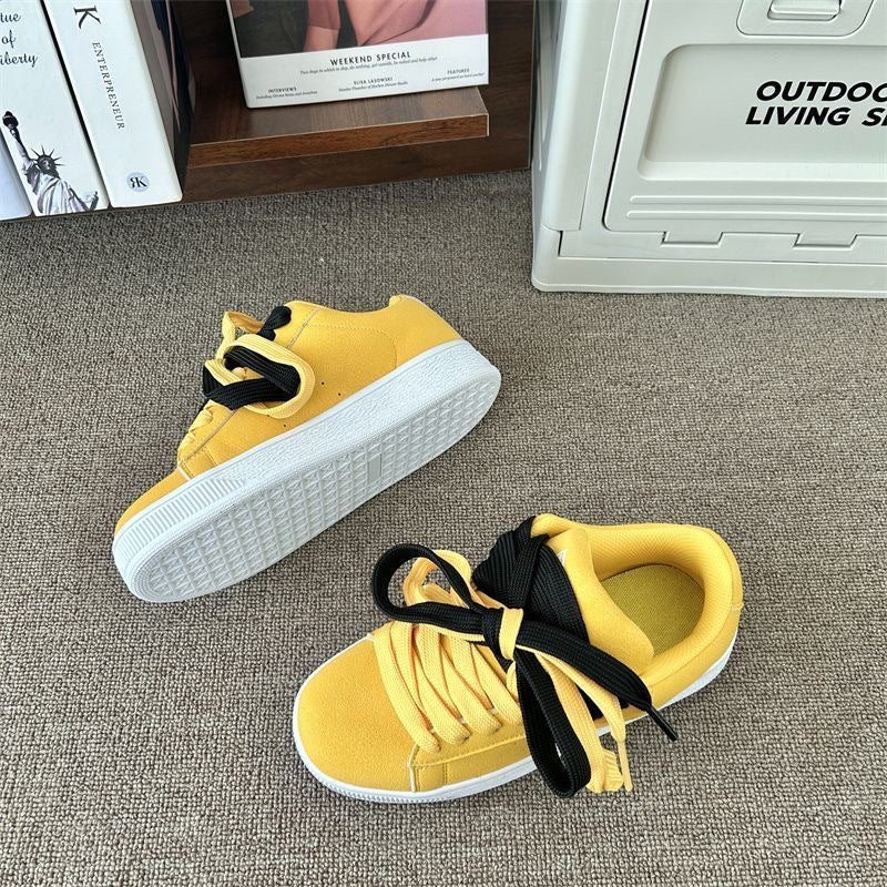 Damen Sneakers im Retro-Stil mit gepolsterter Zunge und atmungsaktivem Obermaterial Drune