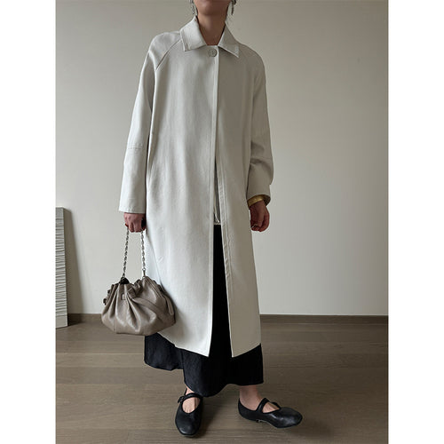 Damen Modischer und eleganter Trenchcoat Drune