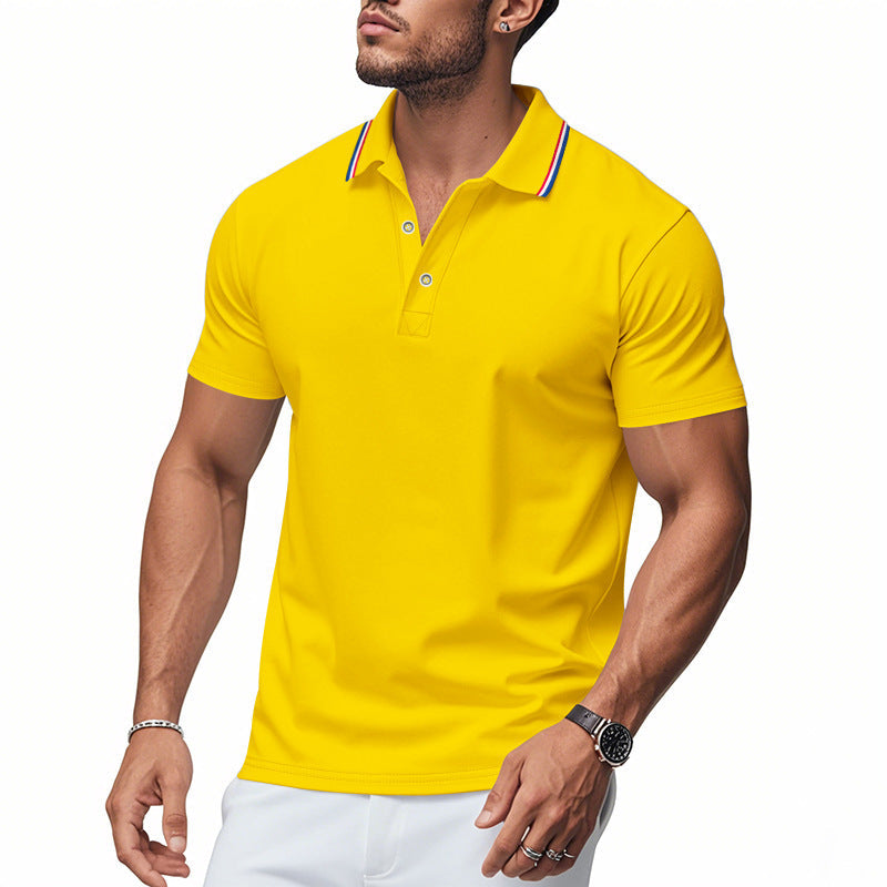 Herren Poloshirt mit modernem Kragen und feuchtigkeitsregulierender Technologie Drune