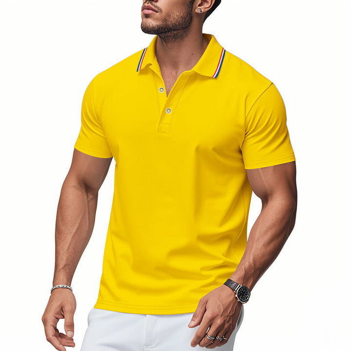 Herren Poloshirt mit modernem Kragen und feuchtigkeitsregulierender Technologie Drune