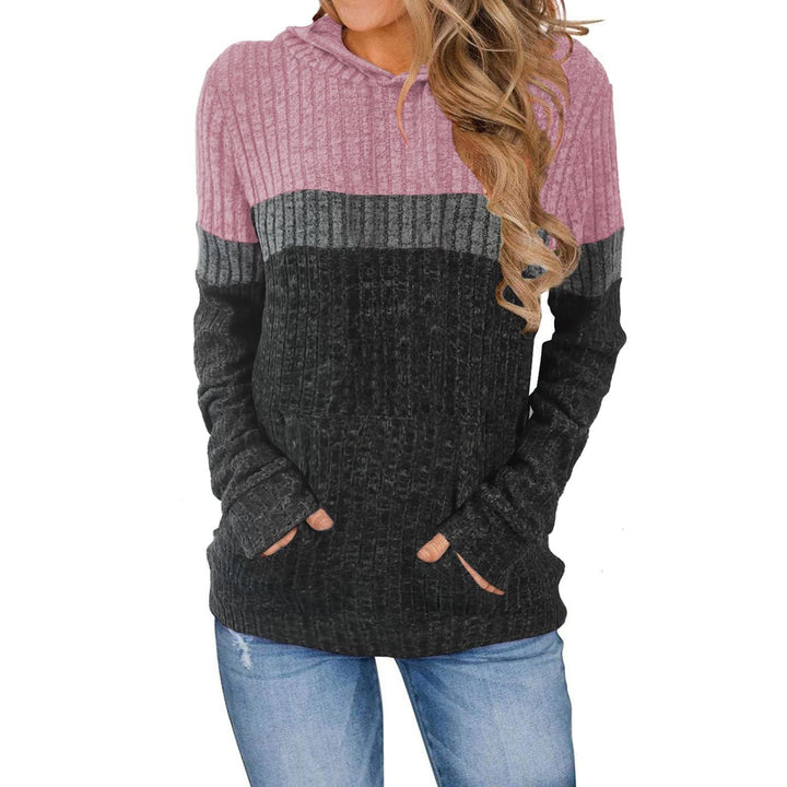Damen Hoody mit strukturierter Oberfläche und praktischen Taschen Drune