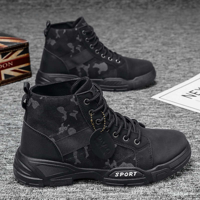 Herren Hochwertige Freizeitstiefel mit robustem Obermaterial Drune