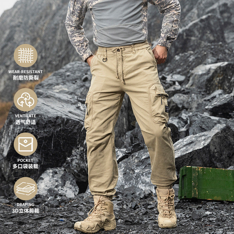 Herren Tapered-Cargo-Jogger im Urban-Utility-Stil Drune