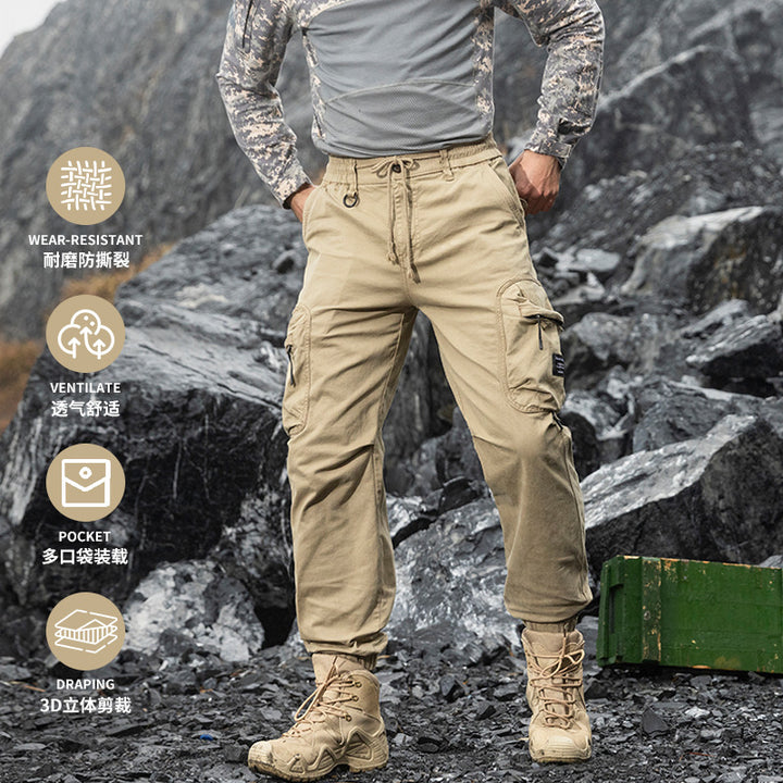 Herren Tapered-Cargo-Jogger im Urban-Utility-Stil Drune