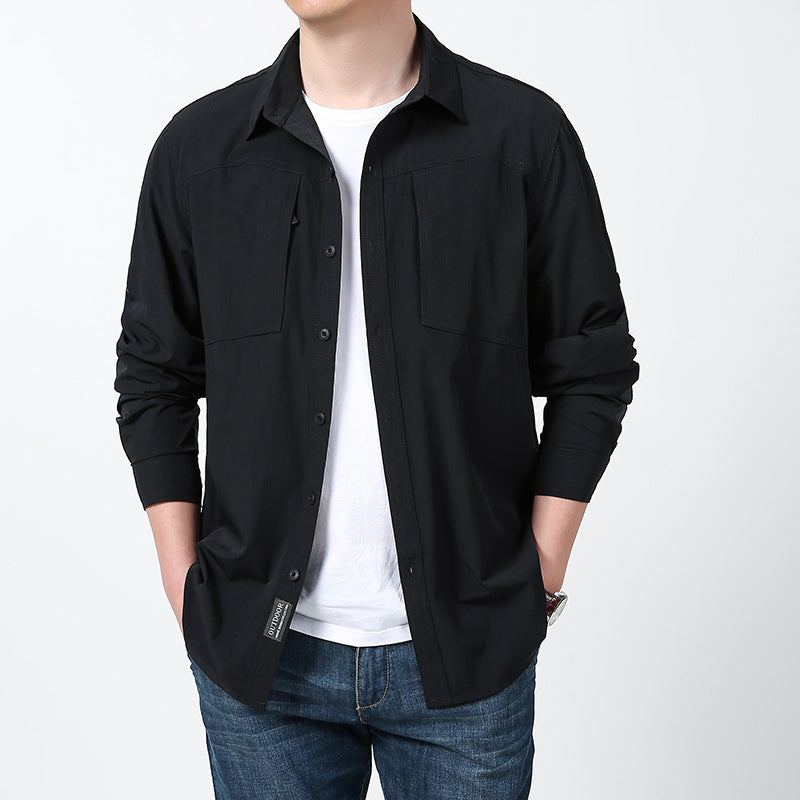 Herren Multifunktionales Freizeithemd Drune