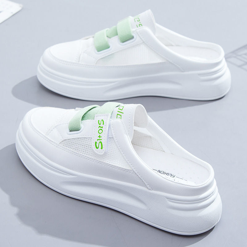 Damen Slip-On Sneakers mit atmungsaktiver Netzstruktur und gepolsterter Sohle Drune