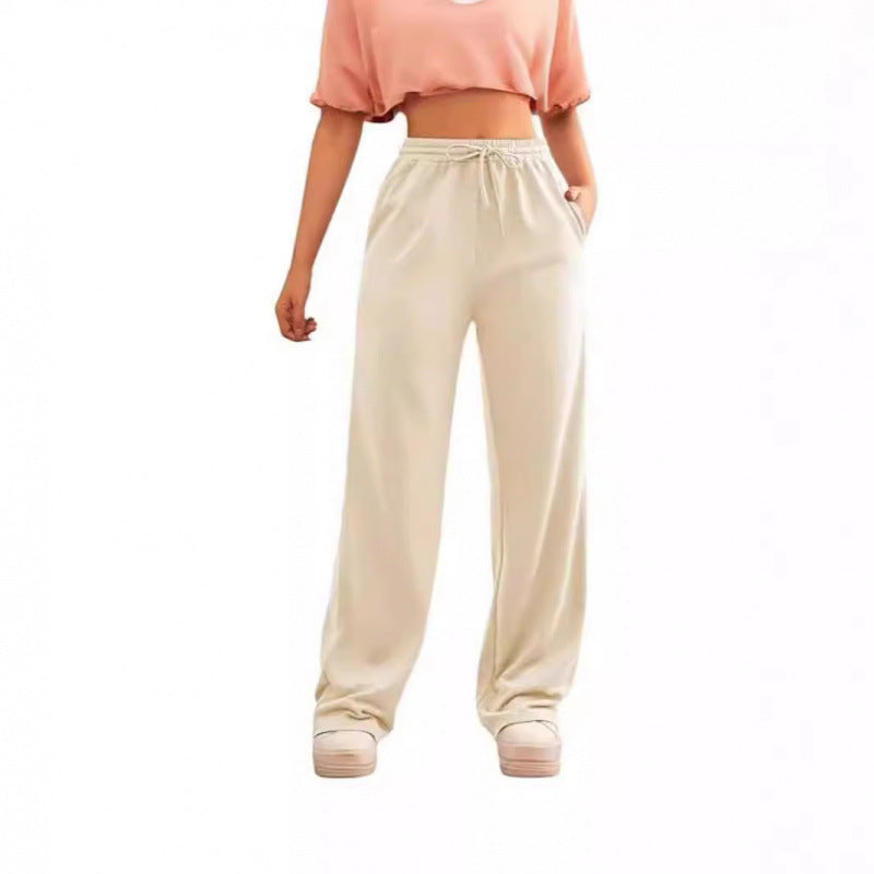 Damen Sweatpants mit bequemer Passform und elastischem Bund Drune
