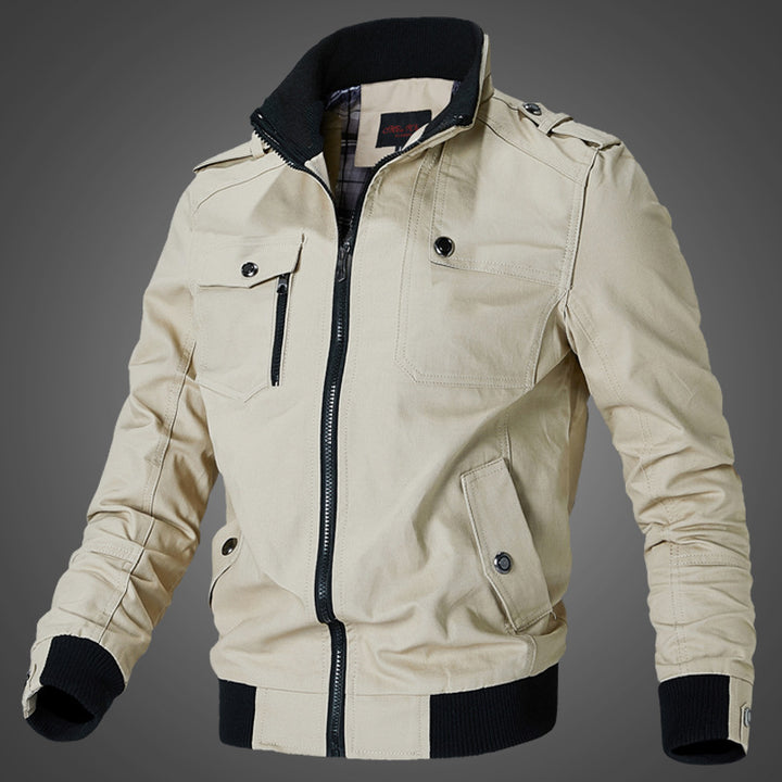 Herren nan robuste Canvas-Field-Bomberjacke Drune