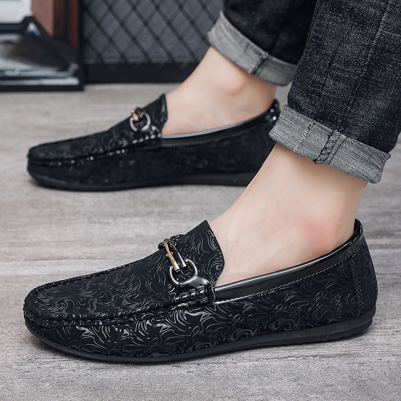 Herren Elegante Mokassins mit Prägung
