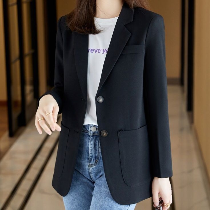 Damen Eleganter und moderner Blazer mit aufgesetzten Taschen Drune