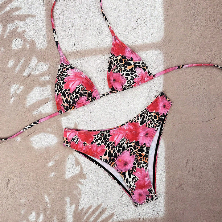 Damen Triangel-Bikini mit klassischen Punkten Drune