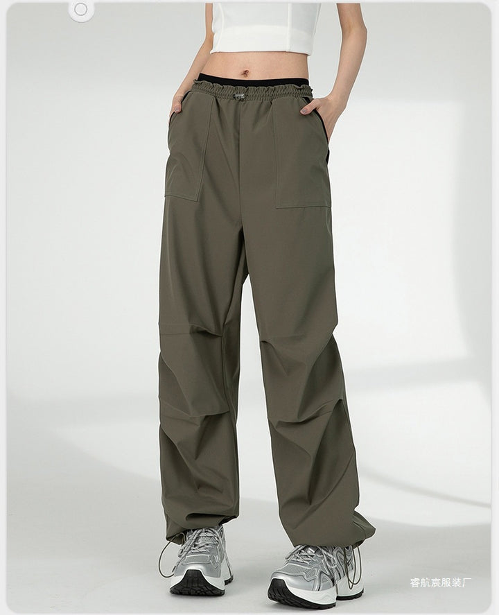 Damen Kapuzen-Utility-Parka mit wasserdichter Membran, großen Fronttaschen & verstellbarem Saum Drune