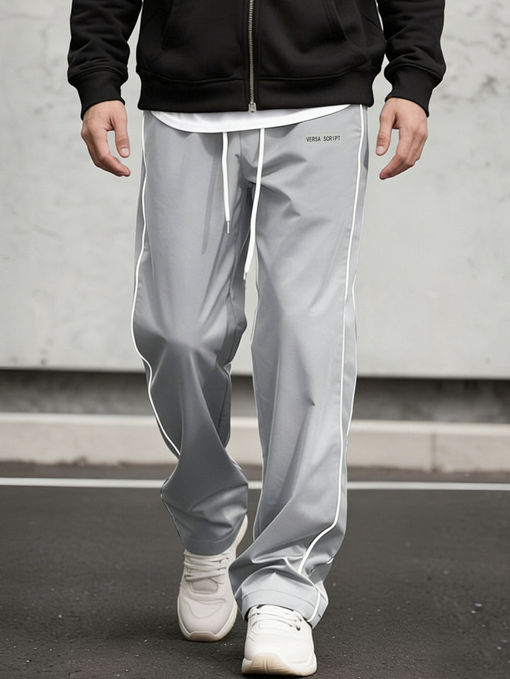Herren Sportliche Freizeithose mit seitlichen Kontraststreifen Drune