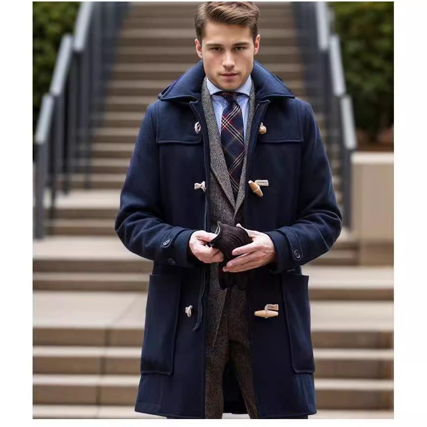 Herren Dufflecoat Drune