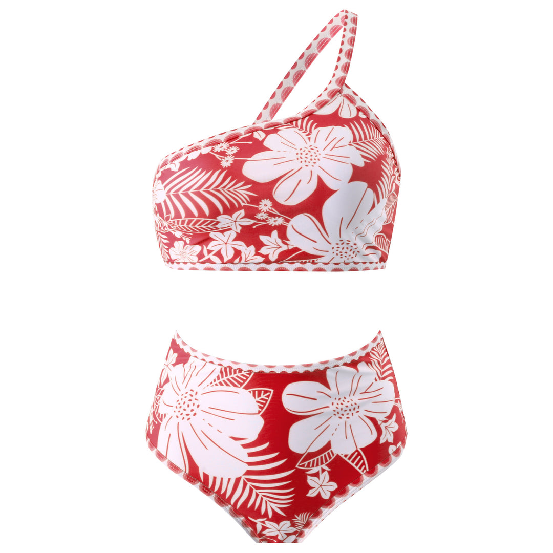 Damen Maxirock mit floralem Print und elastischem Bund Drune
