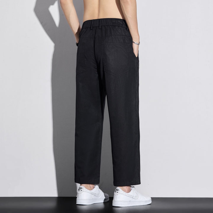 Herren Weitgeschnittene Komfort Stoffhose Drune