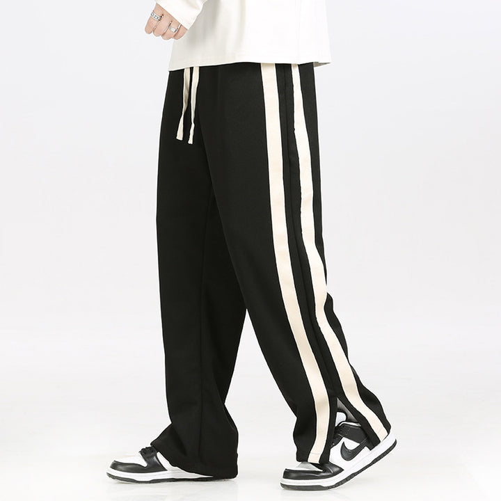Herren Sportliche Lounge-Hose mit seitlichen Streifen Drune