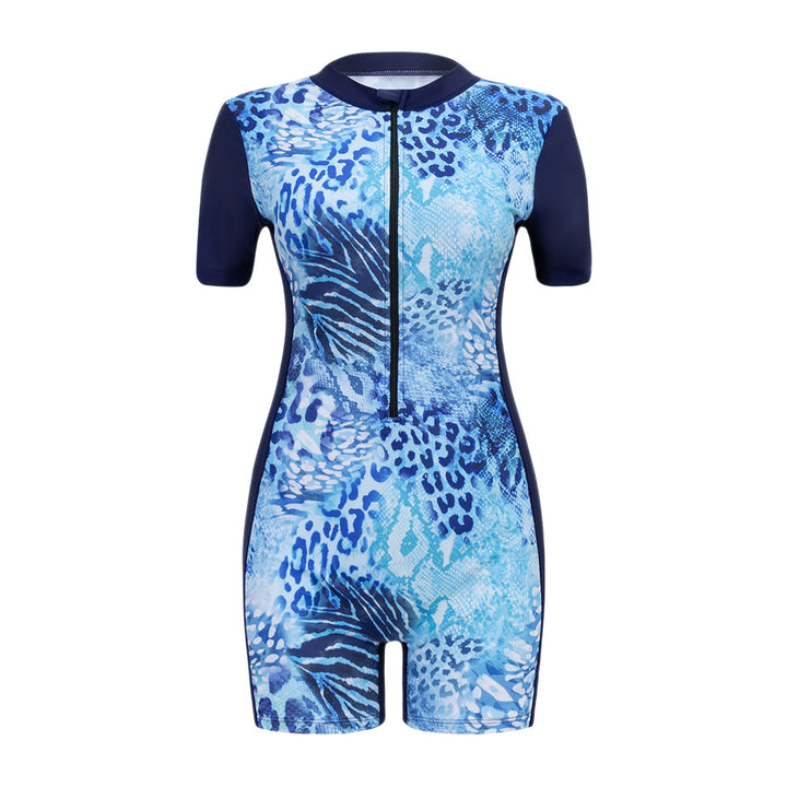 Damen Sportlicher Kurzarm-Neoprenanzug Drune