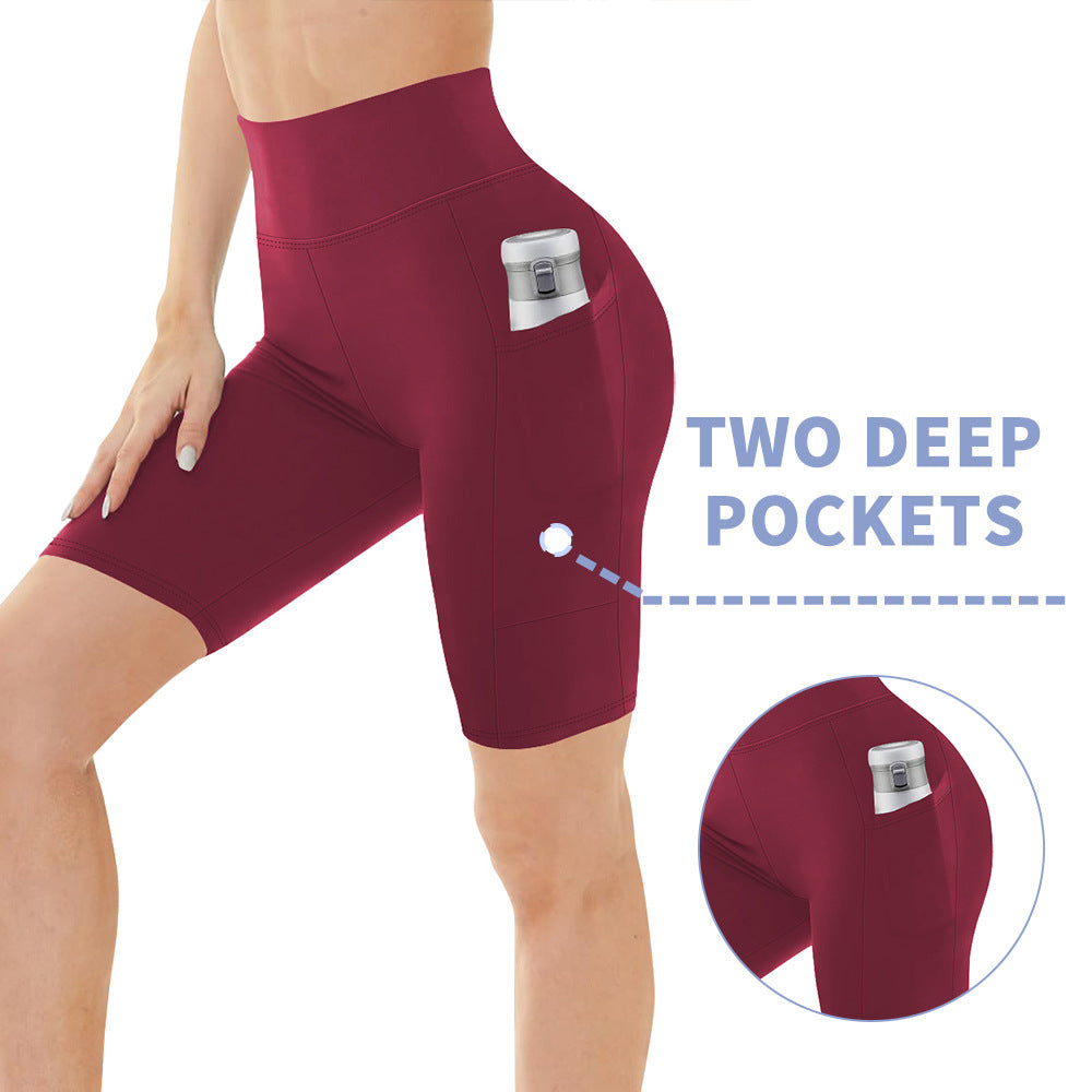 Damen High-Performance Sportshorts mit praktischen Seitentaschen Drune