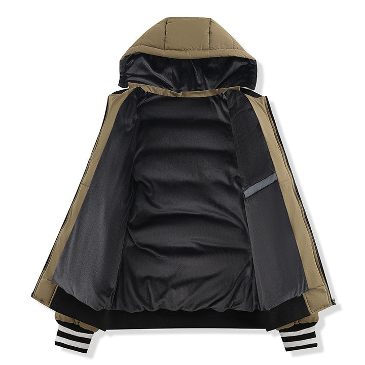 Herren Leichte Steppjacke mit hohen Kragen und praktischen Taschen Drune