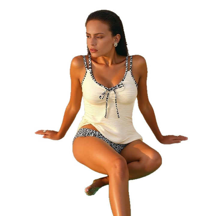 Damen Badebluse mit kombiniertem Hosen-Design Drune