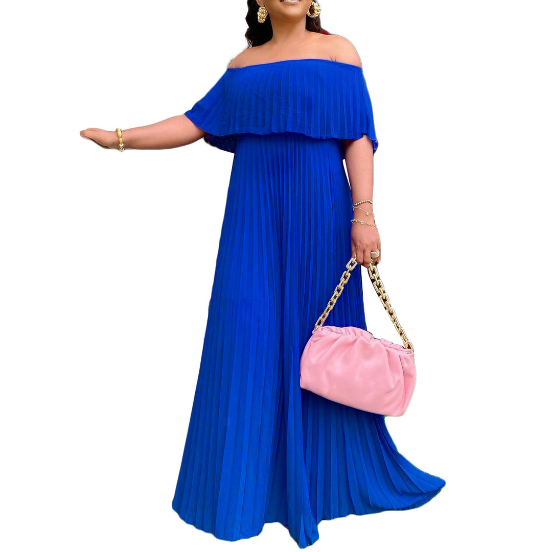 Damen Maxikleid im trendigen Off-Shoulder-Stil Drune