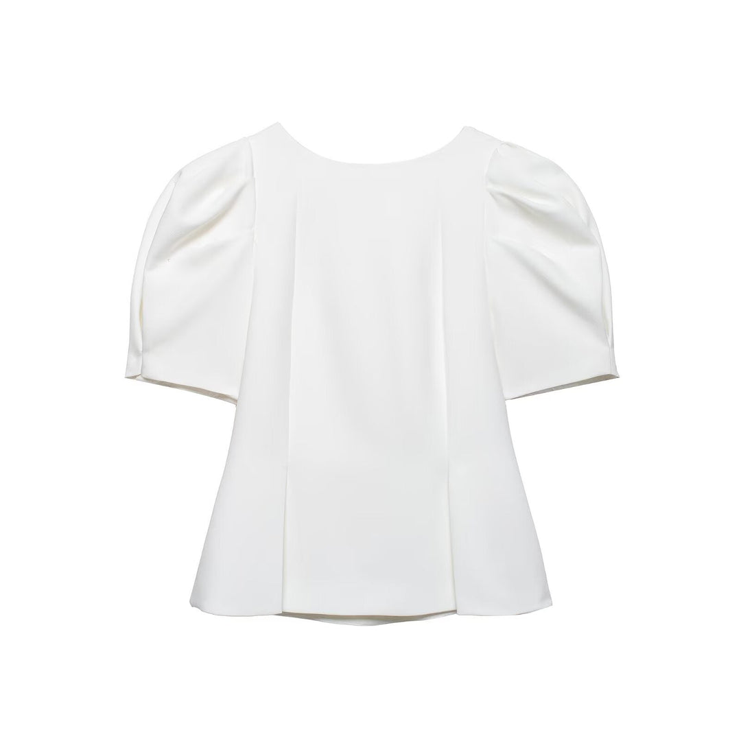 Damenbluse mit Puffärmeln und elegantem Schnitt Drune