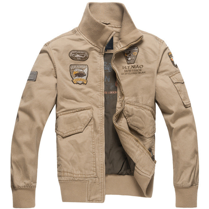 Herren Modische Utility-Jacke Drune