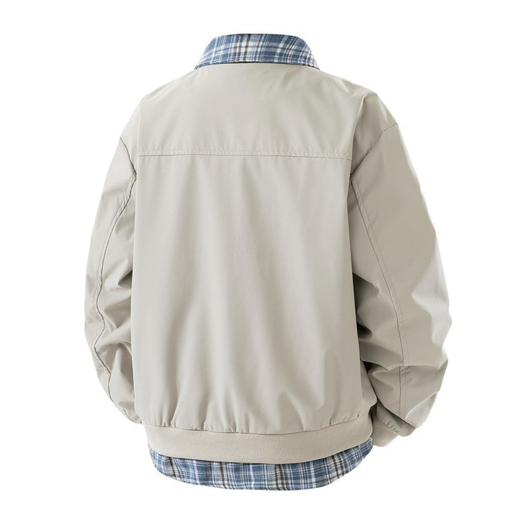 Herren Sportliche Übergangsjacke mit Karomuster Drune