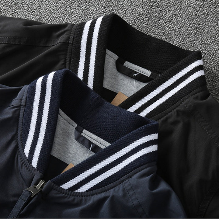 Herren Sportliche Bomberjacke mit praktischen Taschen und elastischen Bündchen Drune