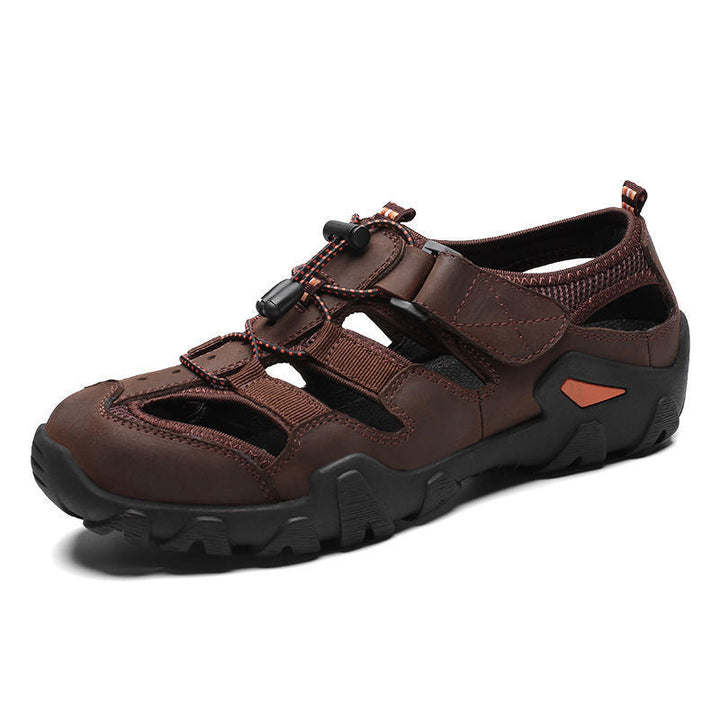 Herren Sportliche Sandalen mit atmungsaktiver Oberflächenstruktur und rutschfester Sohle Drune