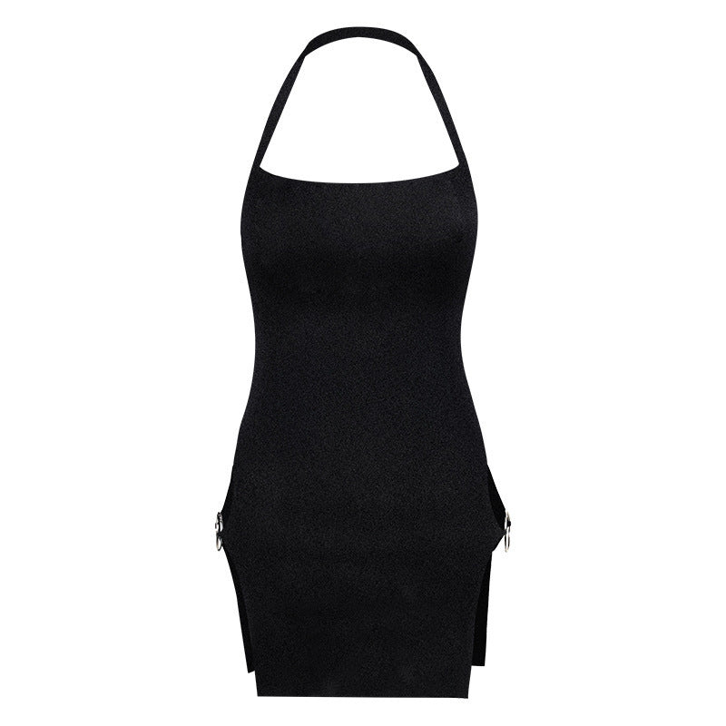 Damen Minikleid mit seitlichen Cut-Outs und modischen Ring-Details Drune