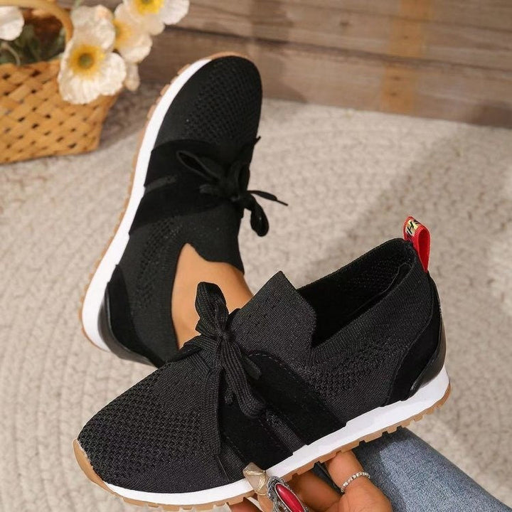 Damen Atmungsaktive Sneaker mit flexiblem Obermaterial und rutschfester Sohle Drune