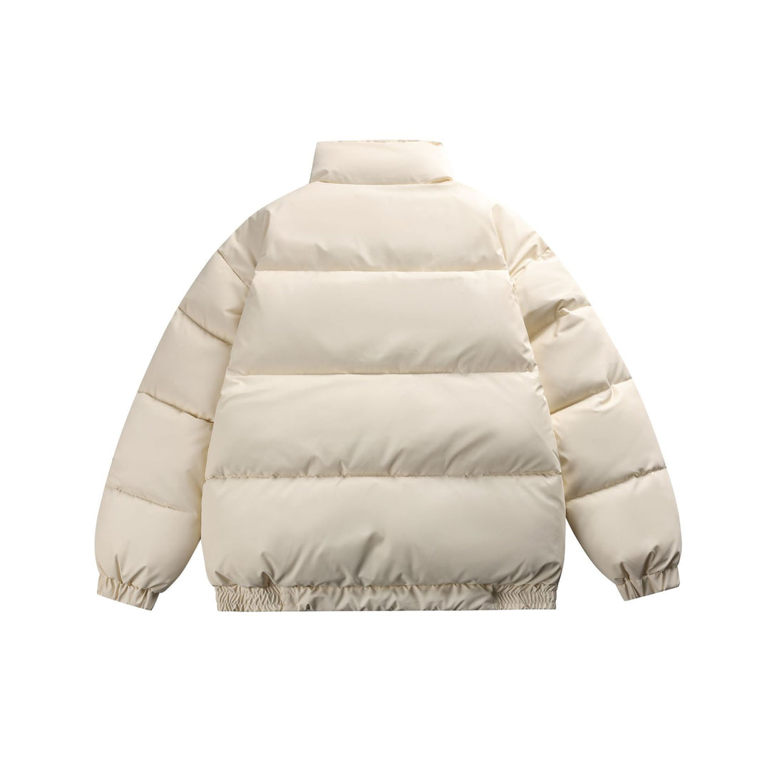 Damen Gefütterte Oversize-Steppjacke mit hohem Stehkragen Drune
