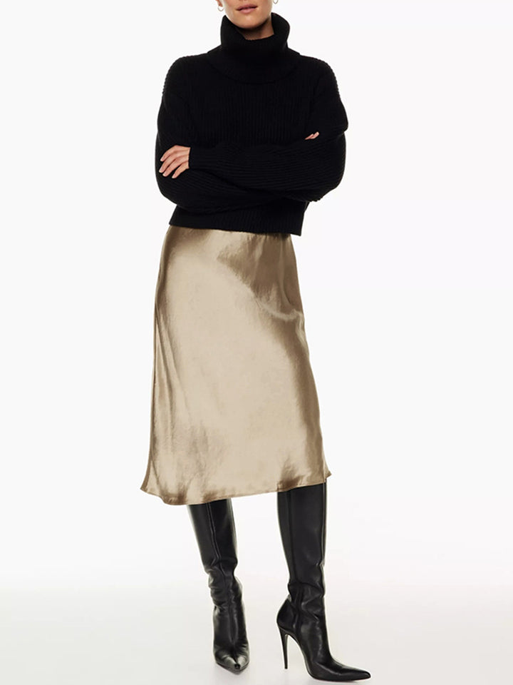 Damen Elegante und fließende Midibluse Drune