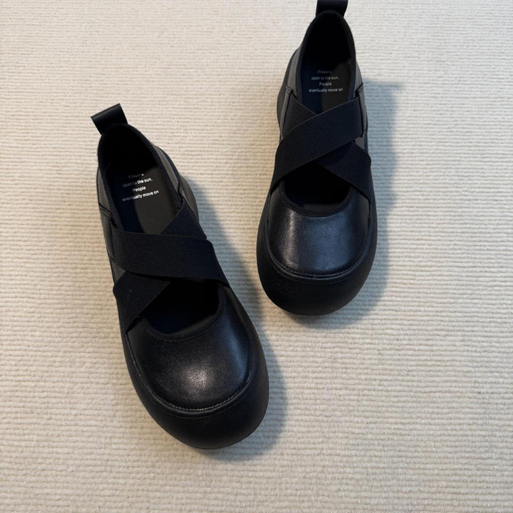 Damen Komfort-Sneaker mit elastischem Kreuzband und gepolstertem Fußbett Drune