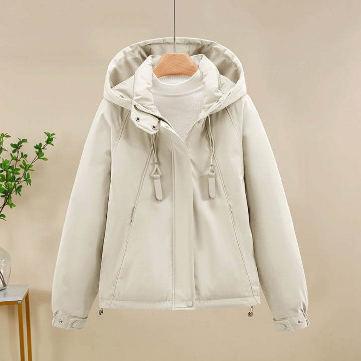 Damen Funktionale Softshelljacke mit verstellbarer Kapuze und hochwertigen Reißverschlüssen Drune
